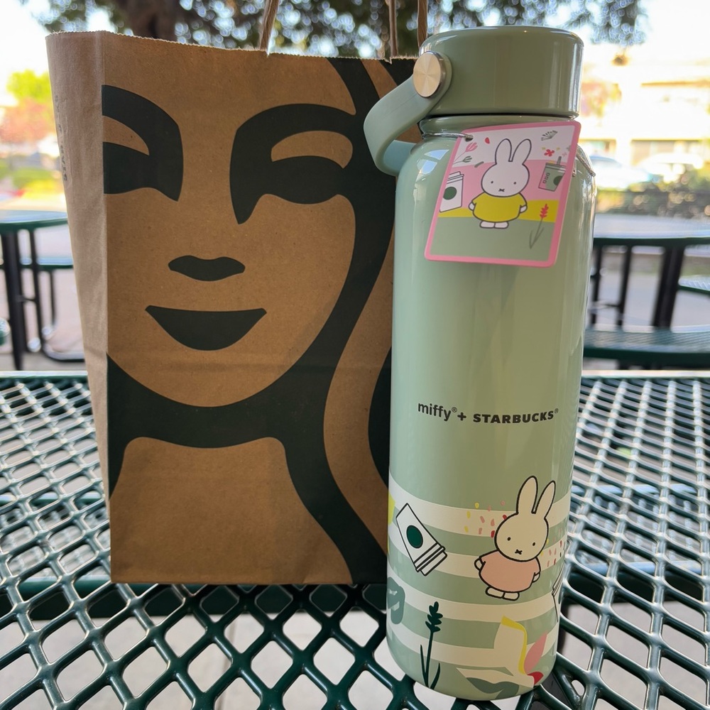 MIFFY + STARBUCKS Collab Water Bottle
